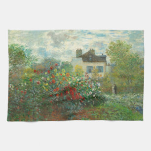 Linge De Cuisine Jardin d'artiste de Monet à Argenteuil Peinture