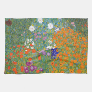 Linge De Cuisine Jardin de ferme de Gustav Klimt //Bauerngarten //