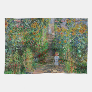 Linge De Cuisine Jardin de Monet Vetheuil Impressionim Peinture de