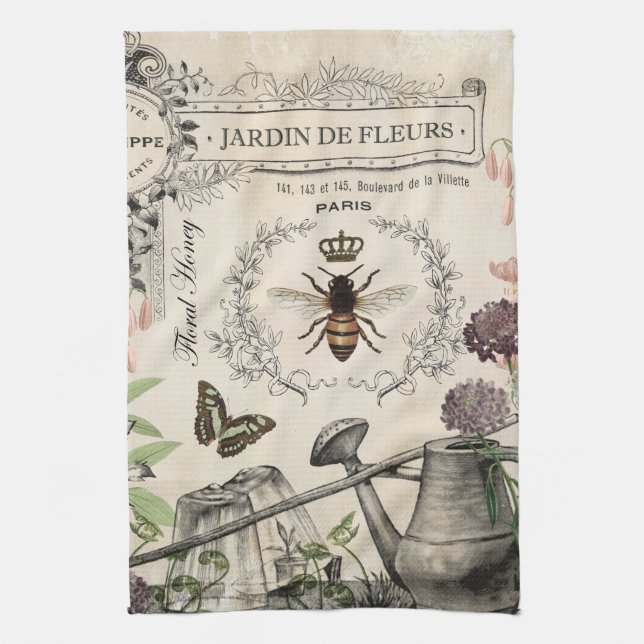 LINGE DE CUISINE JARDIN DES BEE FRANÇAIS (Vertical)