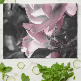 Linge De Cuisine Jardin rose rose