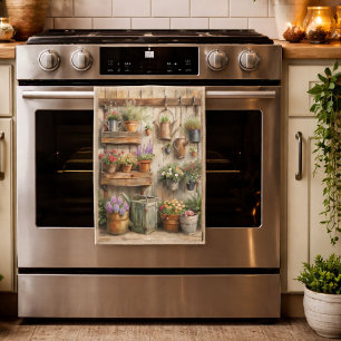Linge De Cuisine Jardin Rustique Cottagecore Floral