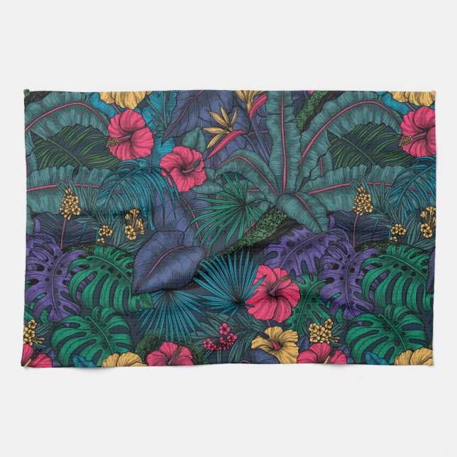 Linge De Cuisine Jardin tropical (Horizontal)