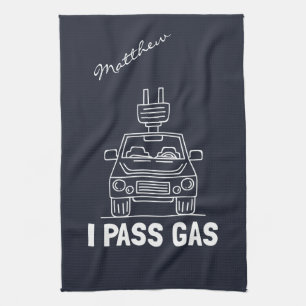 Linge De Cuisine Je passe Gag de voiture électrique gaz Eco