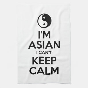 Linge De Cuisine Je suis asiatique, je ne peux pas garder le calme
