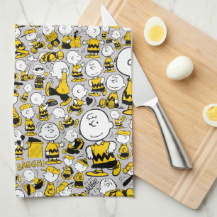 Linge De Cuisine Je Suis Charlie Motif Brown