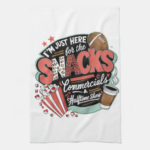 LINGE DE CUISINE JE SUIS ICI POUR LES COLLATIONS LES PUBLICITÉS ET 