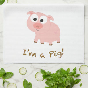 Linge De Cuisine Je suis un cochon
