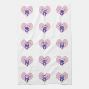 Linge De Cuisine Je T'Aime Faire Beaucoup De Purple Ours
