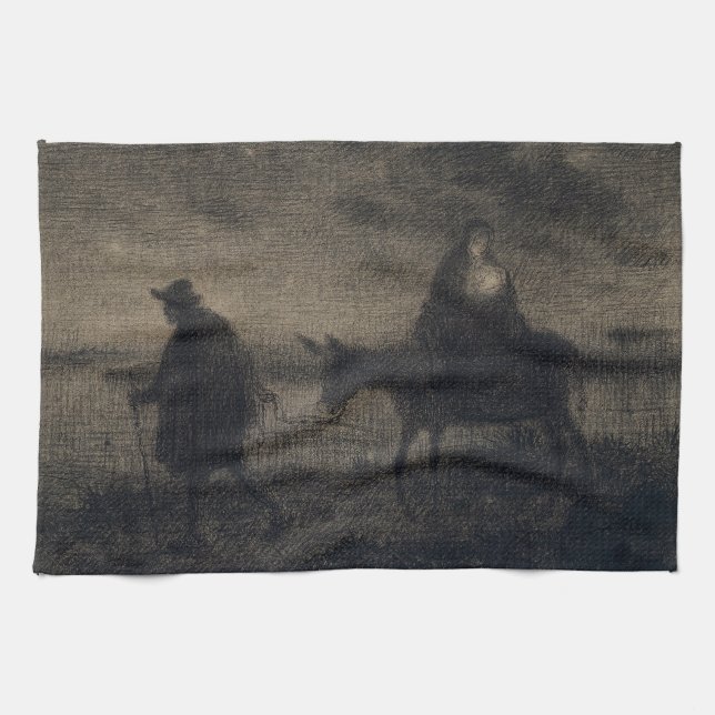 Linge De Cuisine Jean-François Millet - Le Vol En Egypte (Horizontal)