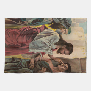 Linge De Cuisine Jésus Christ guérir l'aveugle