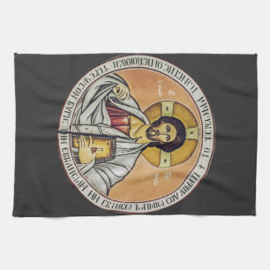 Linge De Cuisine Jésus-Christ Pantocrator Art iconographique byzant