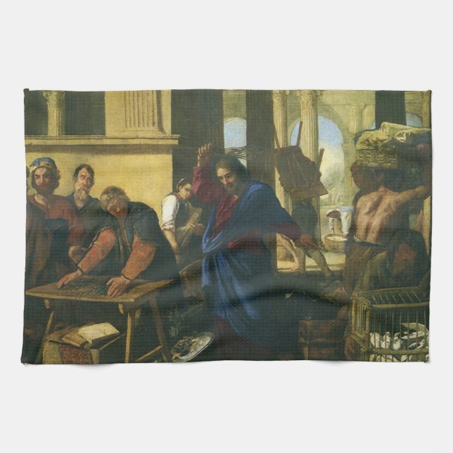Linge De Cuisine Jésus-Christ Purification du Temple (Horizontal)