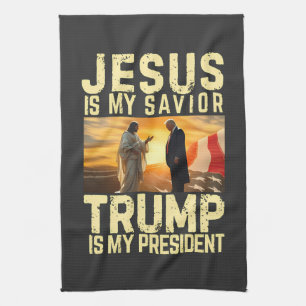 Linge De Cuisine Jésus Trump - Jésus est mon Seigneur Sauveur