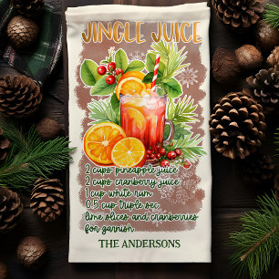 Linge De Cuisine Jingle Jus Cocktail de Noël Recette