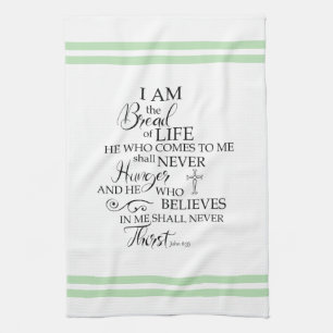 Linge De Cuisine John 635 Pain de Vie vert doux Inspirationnel