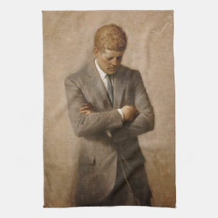 Linge De Cuisine John Kennedy Portrait de la Maison-Blanche préside