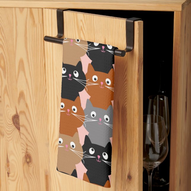 Linge De Cuisine Joli Amoureux des chats Feline Kittens (Pliage en tiers)