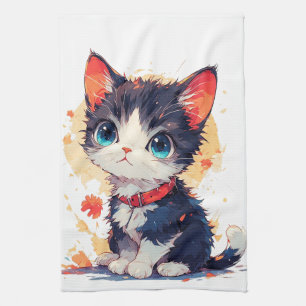 Linge De Cuisine Joli Chat Kawaii pour les Amoureux des Chats