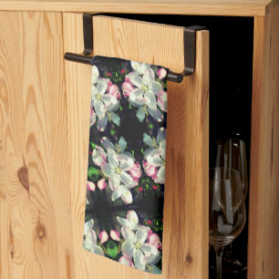 Linge De Cuisine Joli Crabappé Fleur de printemps fleurit gros