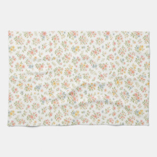 Linge De Cuisine Joli motif floral discret sans couture