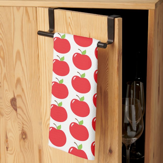 Linge De Cuisine Jolie pomme de votre oeil amusant dessin animé (Pliage en tiers)