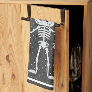 Linge De Cuisine Jolie squelette Halloween