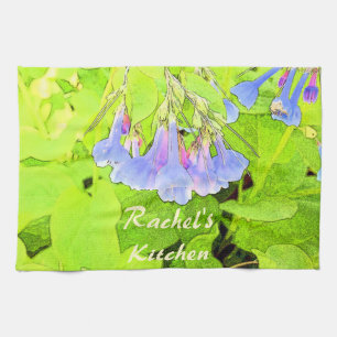 Linge De Cuisine Jolie Virginia Blue Bells Flower