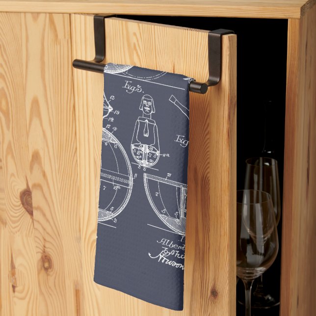 Linge De Cuisine Jouet antique 1908 Roly Poly Dessin de brevet (Pliage en tiers)