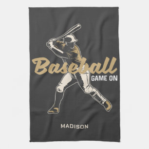 Linge De Cuisine Joueur de baseball personnalisé et couleur