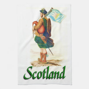 Linge De Cuisine Joueur de cornemuse de l'Ecosse