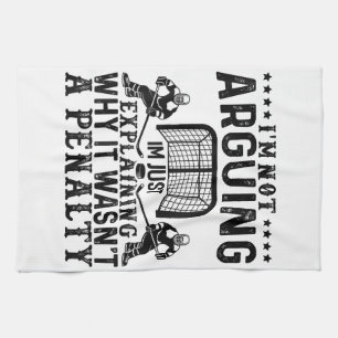 Linge De Cuisine Joueur de hockey argumenter cadeau Drôle Hockey