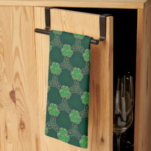 Linge De Cuisine Jour de la Saint Patrick géométrique Celtic Triske