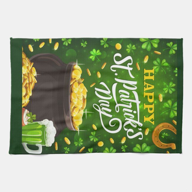 Linge De Cuisine Jour de la St Patrick (Horizontal)