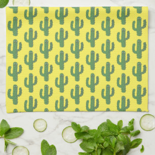 Linge De Cuisine Jour des morts heureux Cactus Patterned