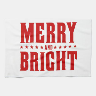 Linge De Cuisine Joyeuse et brillante Letterpress Style No. 507