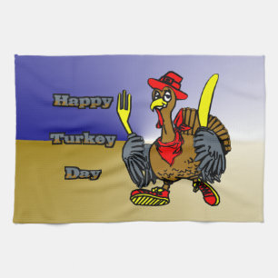 Linge De Cuisine Joyeuse fête de la Turquie