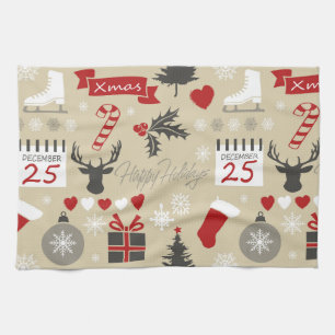 Linge De Cuisine Joyeuses fêtes