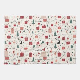 Linge De Cuisine Joyeuses fêtes