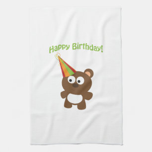 Linge De Cuisine Joyeux anniversaire ! Ours