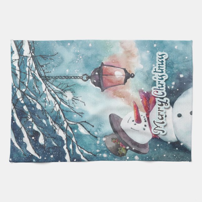 Linge De Cuisine Joyeux Noël (Horizontal)