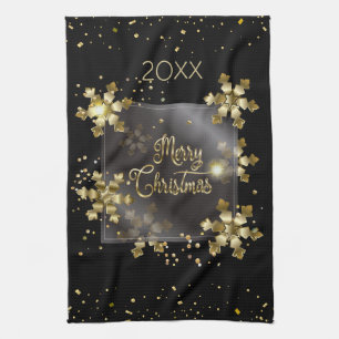 Linge De Cuisine Joyeux Nouvel An 20XX & Gold Noël Luxe