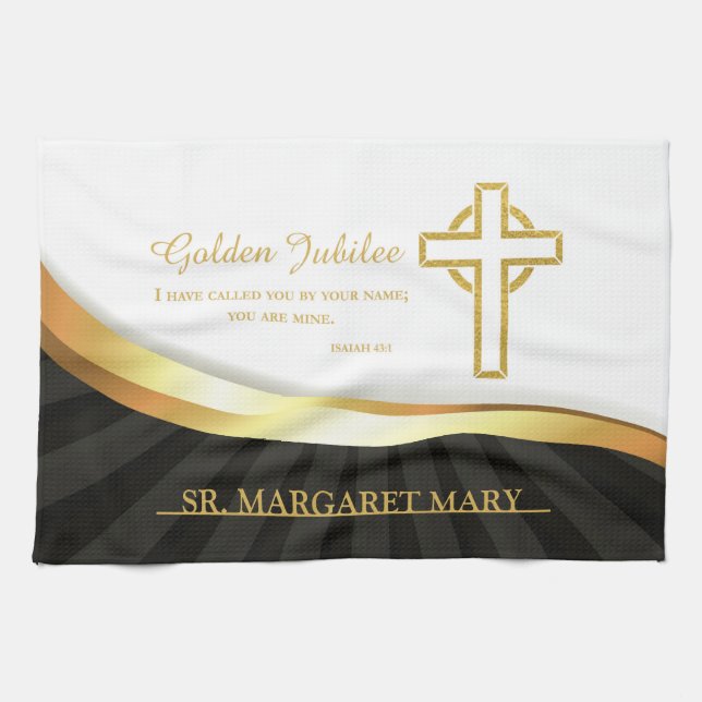 Linge De Cuisine Jubilé d'or de la vie religieuse, 50 ans (Horizontal)