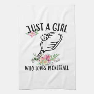 Linge De Cuisine Juste une fille qui adore Pickleball