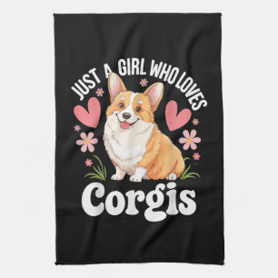Linge De Cuisine Juste une fille qui aime les Corgis