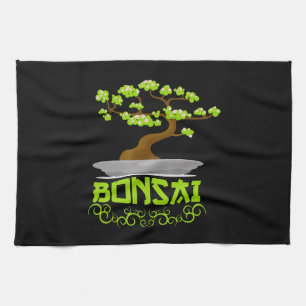 Linge De Cuisine Kanji de Bonsai Tree