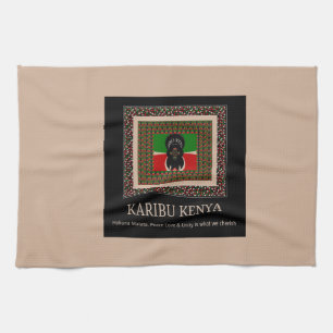 Linge De Cuisine Karibu Kenya : Les couleurs vives du drapeau natio