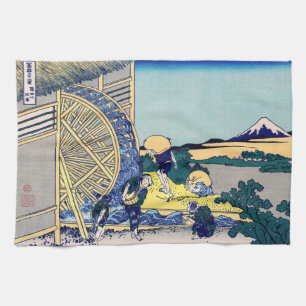 Linge De Cuisine Katsushika Hokusai - Moulin à eau à Onden