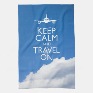 LINGE DE CUISINE KEEP CALM ET TRAVEL