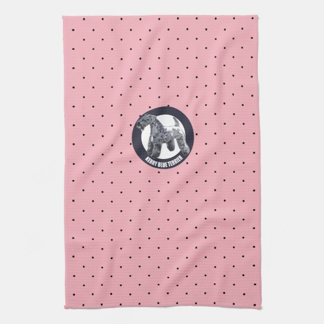 Linge De Cuisine Kerry Blue Terrier (Vertical)